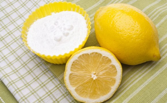 Baking soda and lemon image