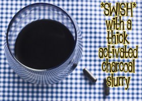 activated charcoal slurry