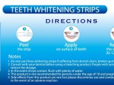 Dissolvable teeth whitening strips
